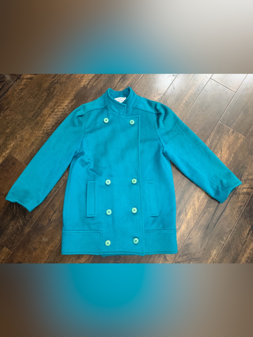 Vintage 1980’s 100% Wool Double-Breasted Pea Coat - Women